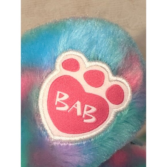 Build a Bear Tie Dye Easter Bunny Plush Satin Ears Stuffed Animal Sewn Eyes 21" - Picture 11 of 15